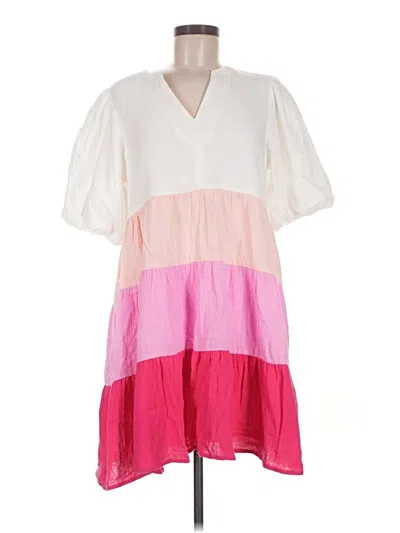 Pre-owned Thml Casual Dress In Pink