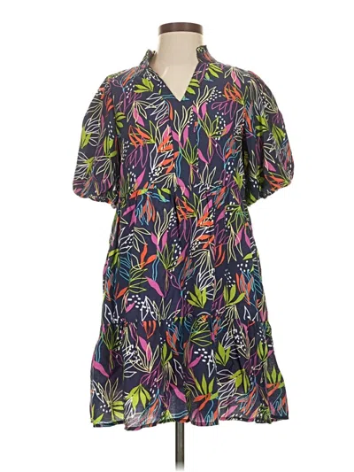Pre-owned Thml Casual Dress In Purple