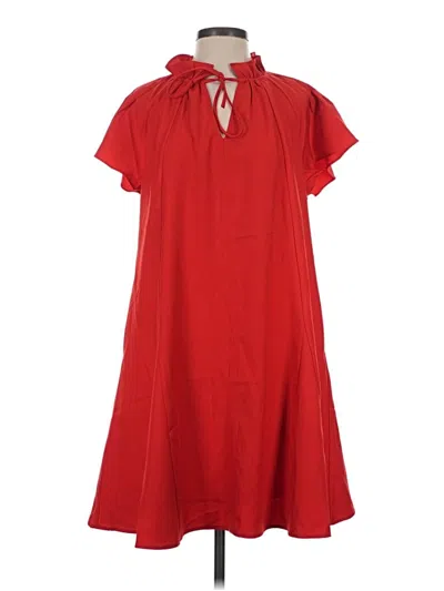 Pre-owned Thml Casual Dress In Red