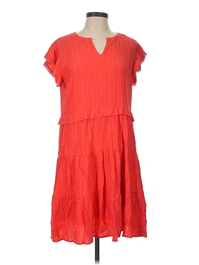Pre-owned Thml Casual Dress In Red