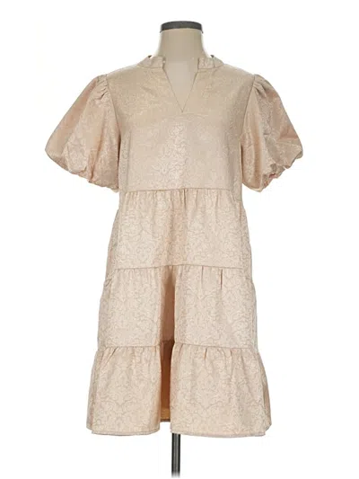 Pre-owned Thml Casual Dress In Tan