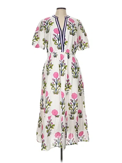 Pre-owned Thml Casual Dress In White