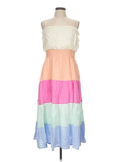 Pre-owned Thml Casual Dress In White