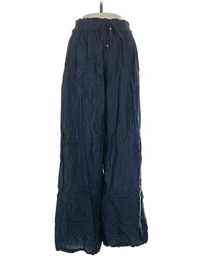 Pre-owned Thml Casual Pants In Blue