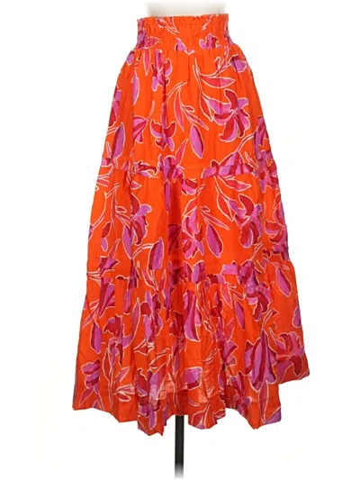Pre-owned Thml Casual Skirt In Orange