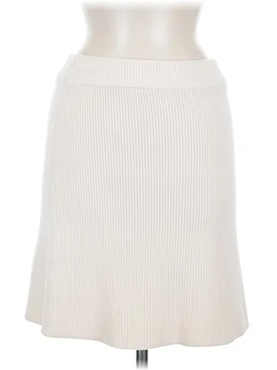 Pre-owned Thml Casual Skirt In White