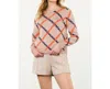 Thml Chain Print Sweater In Beige In Beige