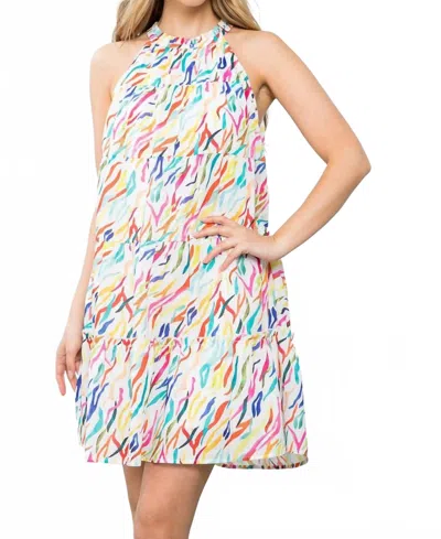 Thml Ciana Dress In White In Multi