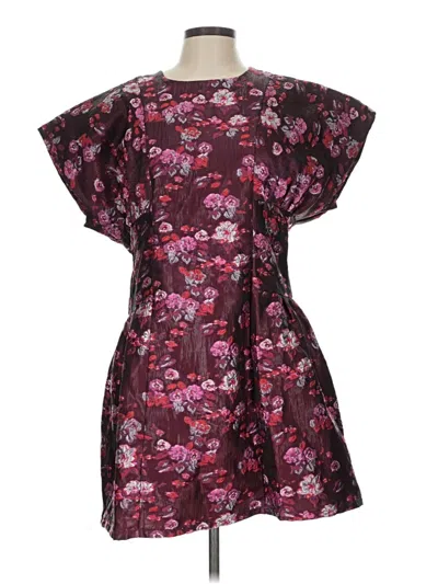 Pre-owned Thml Cocktail Dress In Burgundy