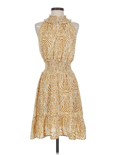Pre-owned Thml Cocktail Dress In Gold