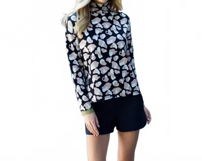 Thml Dakota Jacquard Knit Pullover In Black In Multi