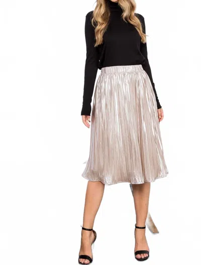 Thml Dazzle Me Skirt In Beige In Neutral