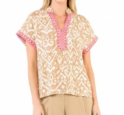 Thml Desert Bloom Blouse In Beige