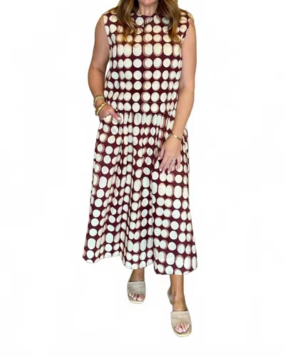 Thml Dot Skirt In Mocha In Brown