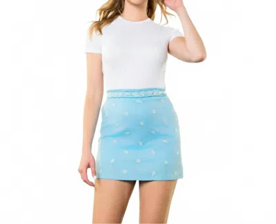 Thml Dottie Skort In Light Blue