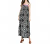 Thml Embroidered Maxi Dress In Bandana Print In Multi