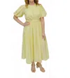 Thml Emma Maxi Dress In Light Canary Yellow In Yellow