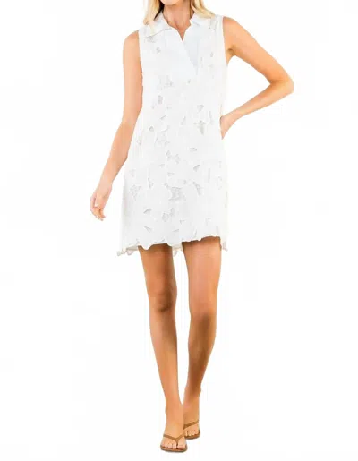 Thml Eyelet Embroidered Dress In White