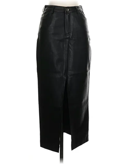 Thml Faux Leather Skirt In Black