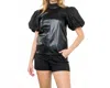 Thml Finn Top In Black In Black