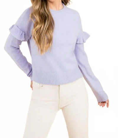 Thml Gianna Sweater In Lilac In Blue