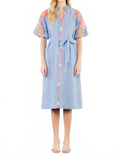 Thml Ginger Dress In Blue