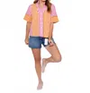 Thml Gingham Charm Top In Pink In Multi