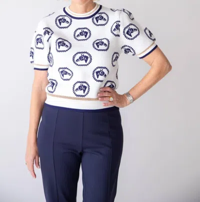 Thml Horse Sweater In White