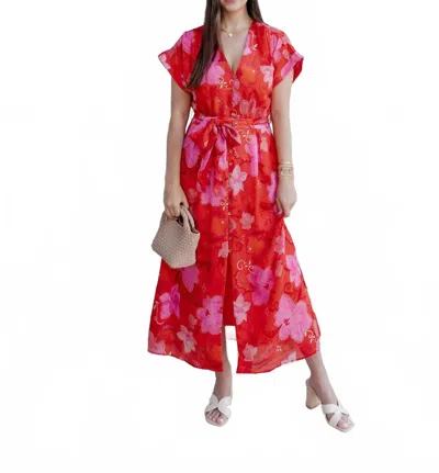 Thml Kai Dress In Red