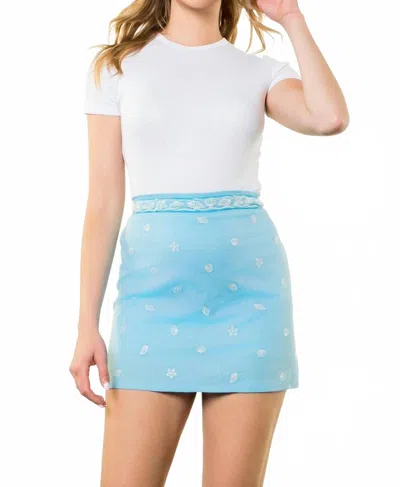 Thml Kylie Skort In Light Blue