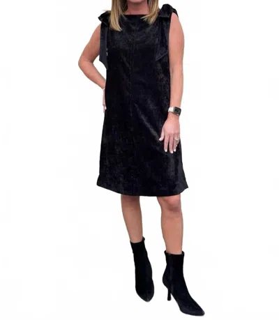 Thml Liana Bow Mini Dress In Black