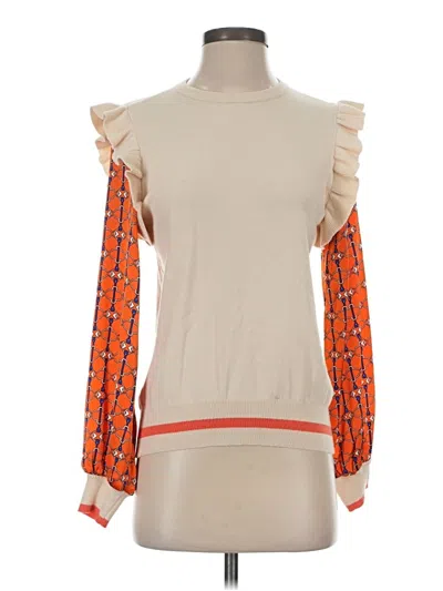 Pre-owned Thml Long Sleeve Blouse In Orange