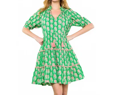 Thml Lucas Mini Dress In Green