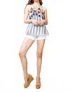 Thml Magic Carpet Tassel Top In Multicolor In Multi