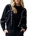 Thml May Contrast Stitch Sweater In Black In Black