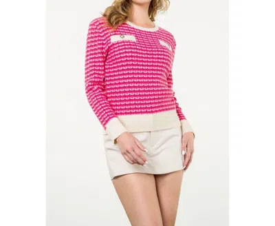 Thml Michelle Sweater In Pink