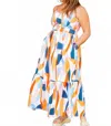 Thml Mila Print Maxi Dress In Multicolor In Multi