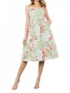 Thml Mollie Floral Embroidered Dress In Multicolor In Multi