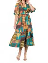 Thml Montana Midi Dress In Multicolor In Multi
