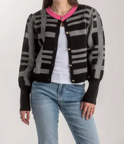 Thml Moonlit Daze Cardigan In Black