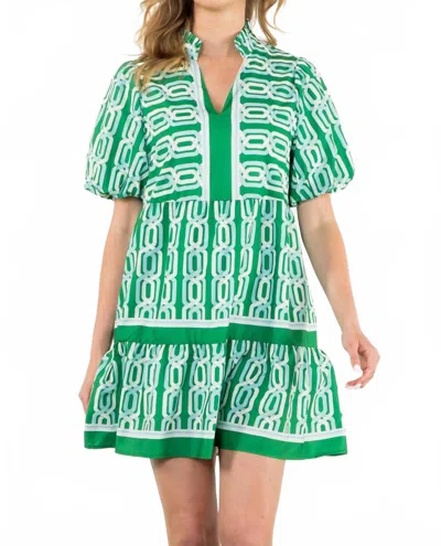Thml Pattern Dress In Green