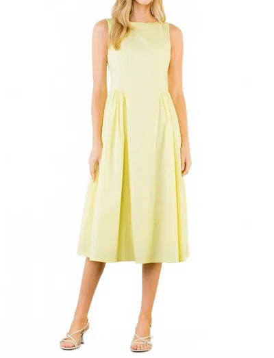 Thml Perfect Midi Dress In Yellow
