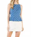 Thml Polka Dot Top In Blue In Blue
