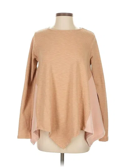 Pre-owned Thml Pullover Sweater In Brown