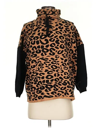 Pre-owned Thml Pullover Sweater In Brown
