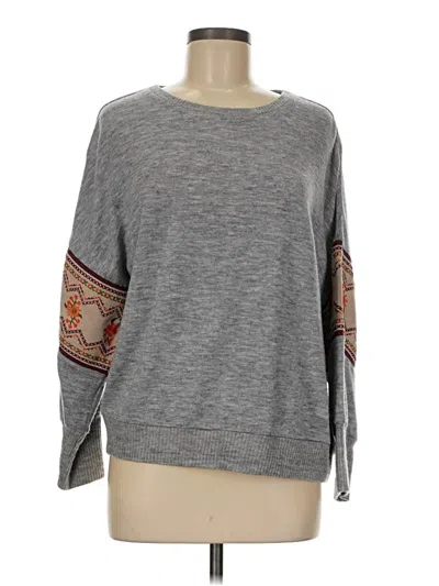 Pre-owned Thml Pullover Sweater In Gray