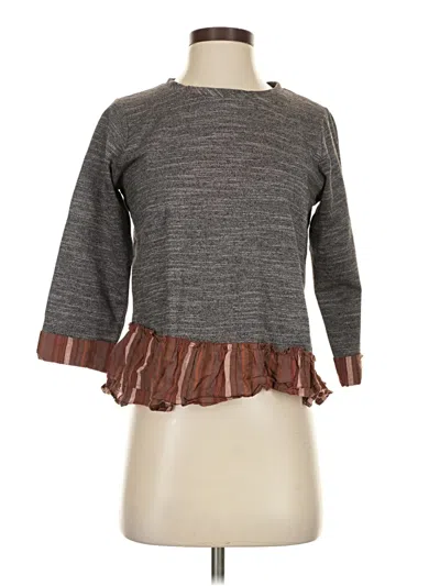 Pre-owned Thml Pullover Sweater In Gray