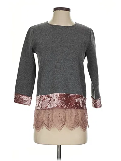 Pre-owned Thml Pullover Sweater In Gray