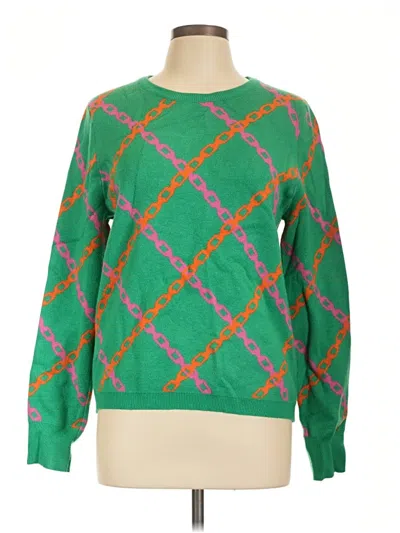 Pre-owned Thml Pullover Sweater In Green