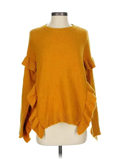 Pre-owned Thml Pullover Sweater In Yellow